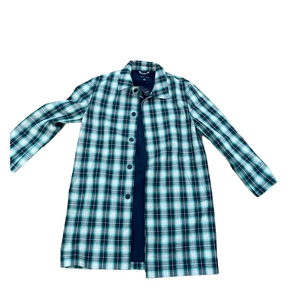 New With Tags Men’s XL Club Monaco Patterned Mac Coat Plaid - Picture 8 of 11